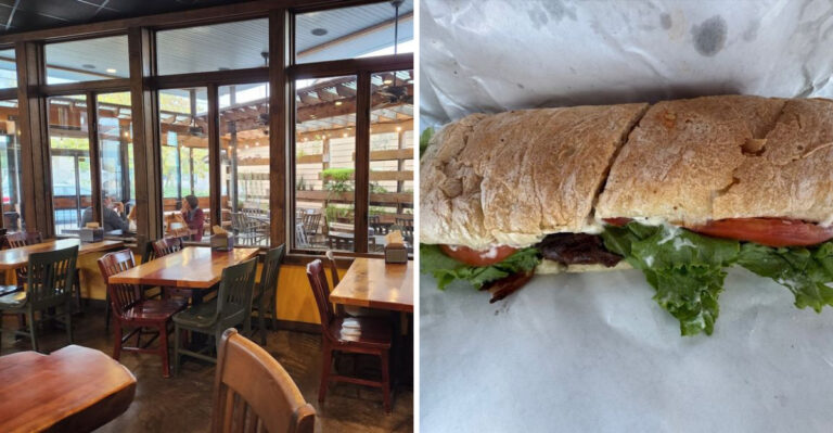 The BLT At This Tennessee Restaurant Is So Big, It Almost Falls Off The Plate