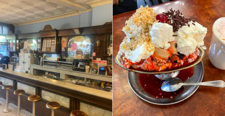The Best Sundaes In New York Are Hiding Inside This Vintage Ice Cream Shop