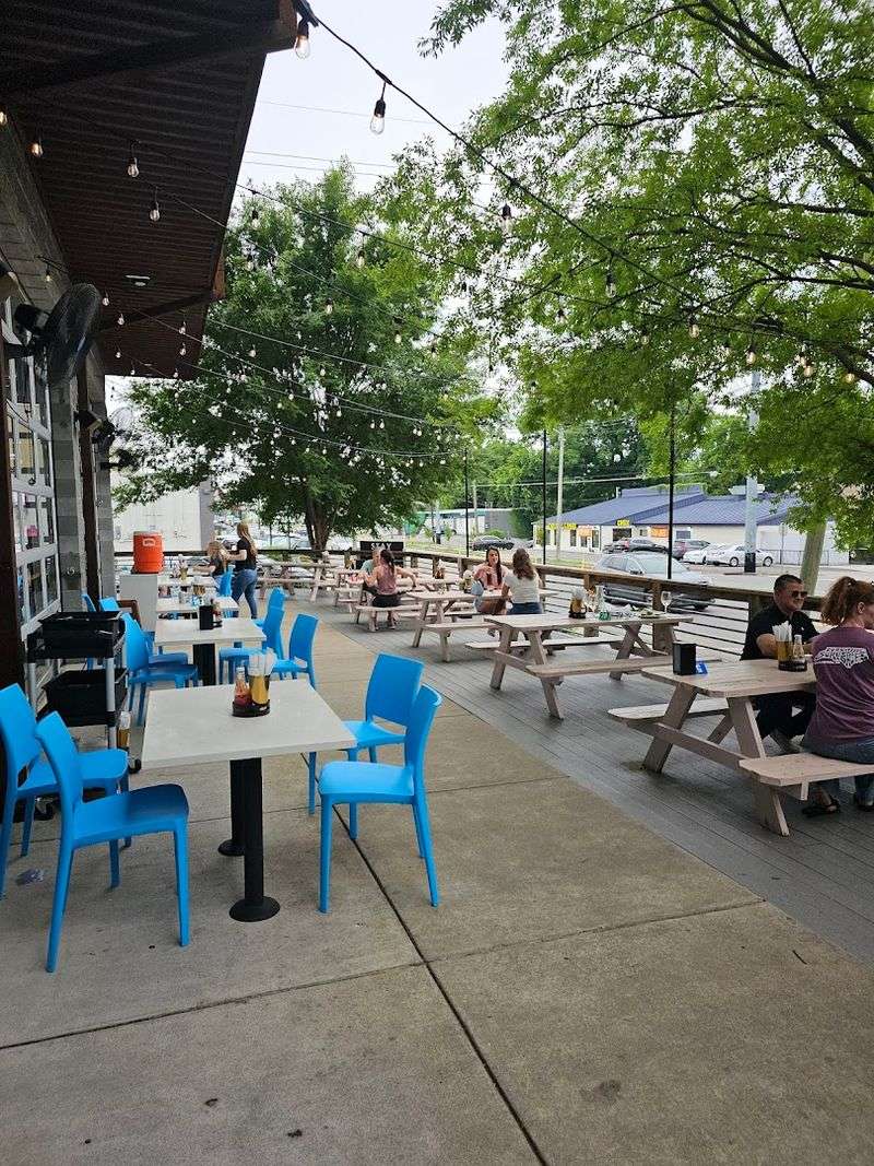 Outdoor Patio Seating And Dog-Friendly Space