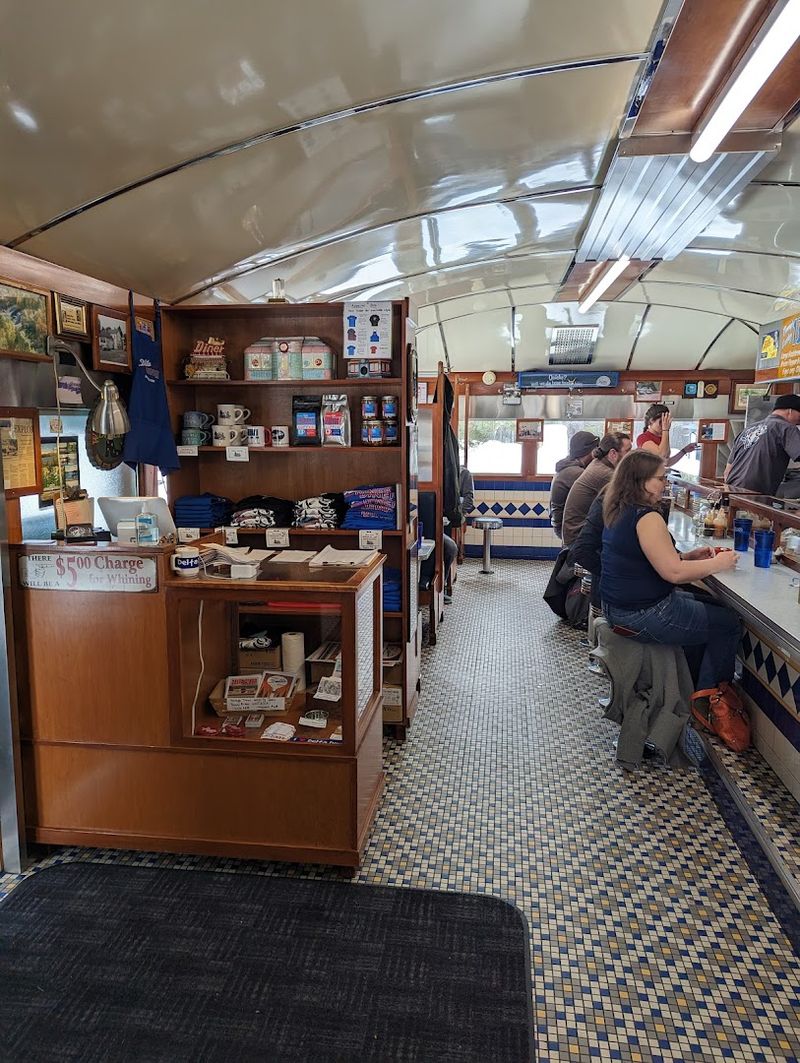 The Interior Is Filled With Vintage Décor And Memorabilia