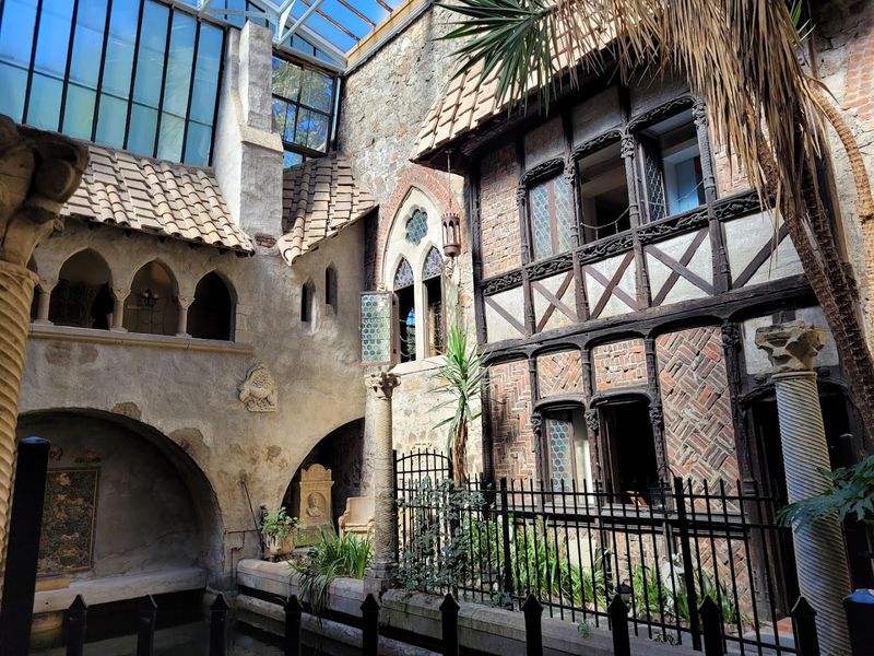 An Indoor Courtyard Modeled After A French Village