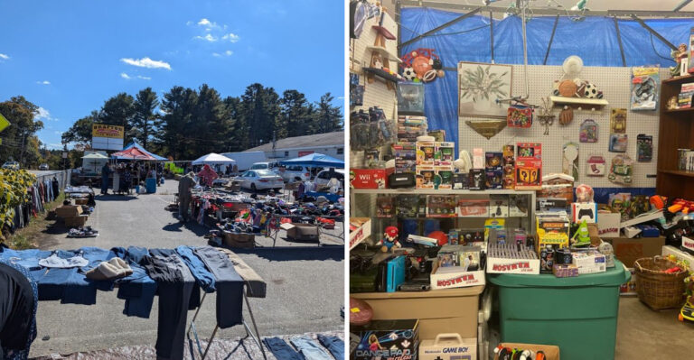 The Huge Flea Market In Massachusetts Where A Whole Cart For $25 Is Still Possible