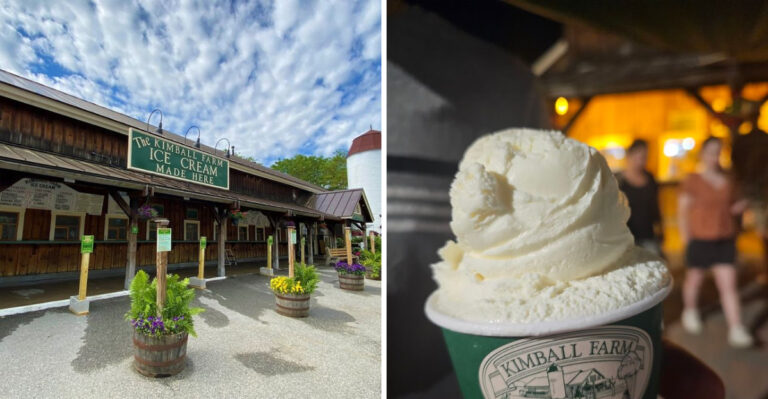 The Legendary Ice Cream Parlor In Massachusetts Where One Scoop Packs Like Three Scoops