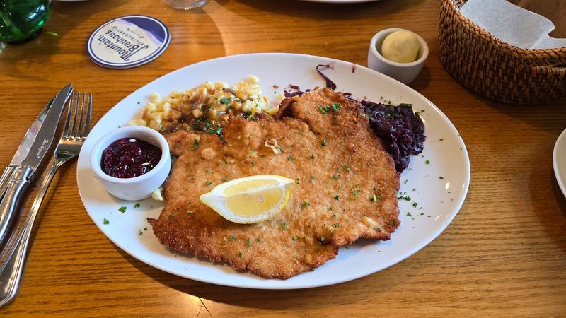Schnitzel Done Right Is Not A Simple Thing, But They Make It Look Easy