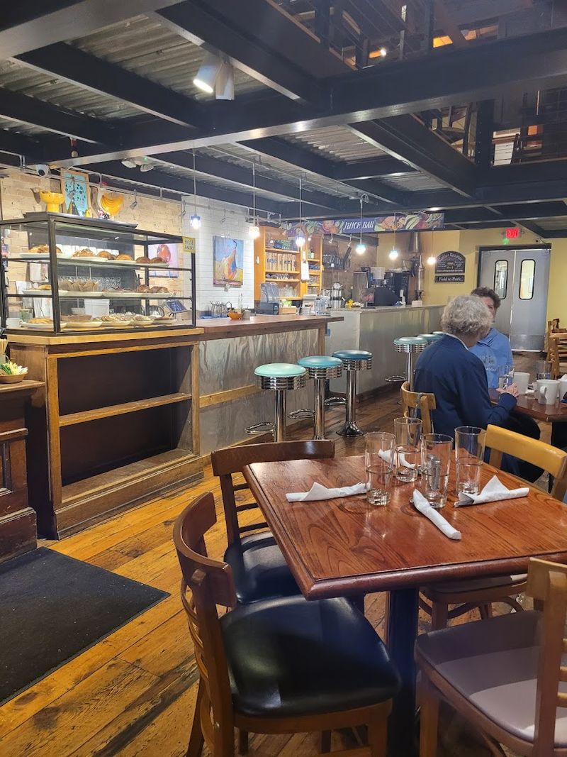 The Cozy Dining Room Creates A Relaxed Morning Atmosphere