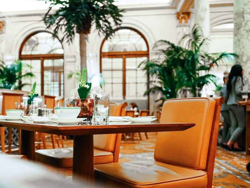 The Palm Court At The Plaza Hotel