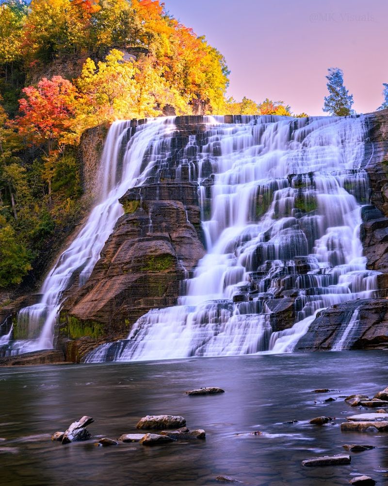 Seasonal Visits Reveal A Completely Different Waterfall Each Time
