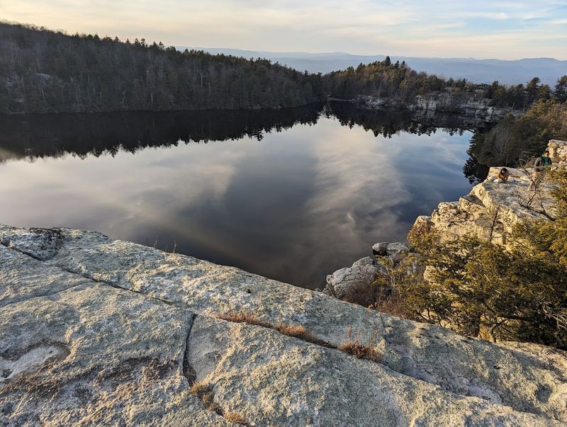 Cliffs Viewed From Above And Below