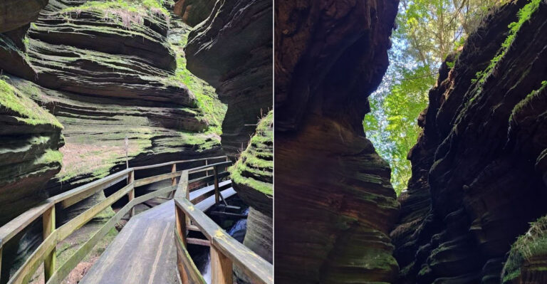 This 1-Mile Wisconsin Hike Leads To Some Of The Strangest Rock Formations In The State