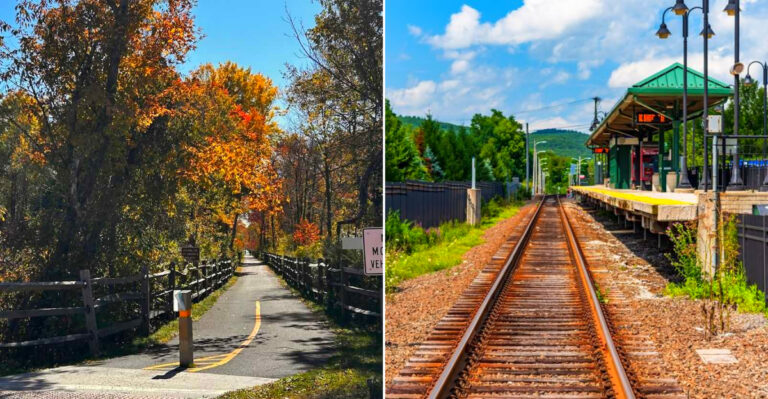 This 26-Mile Scenic New York Rail Trail Follows A Historic Route Through Quiet Towns And Woodlands