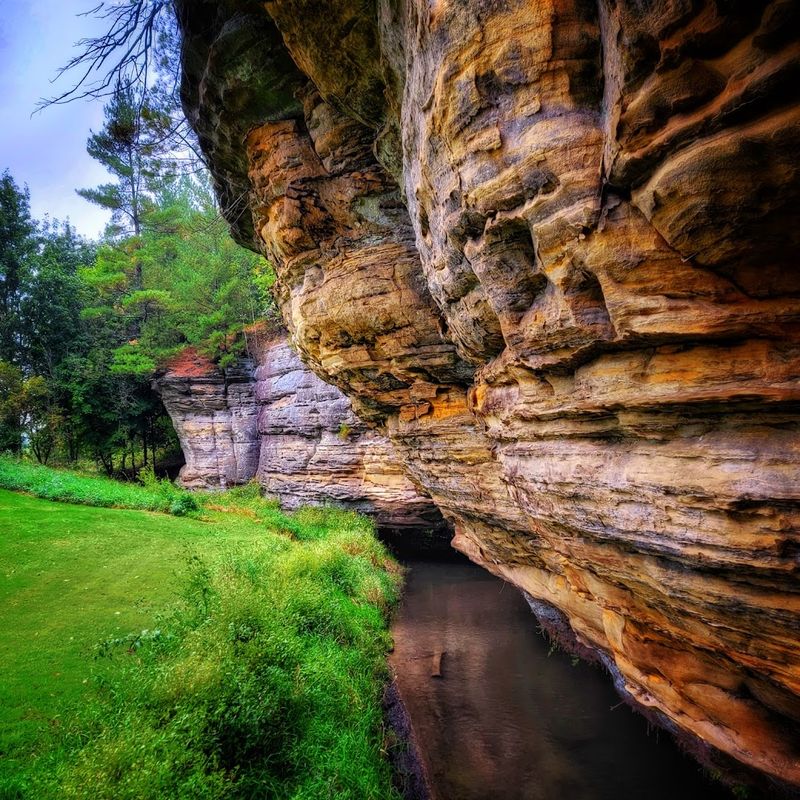 A Natural Stone Arch Hidden In Wisconsin's Countryside