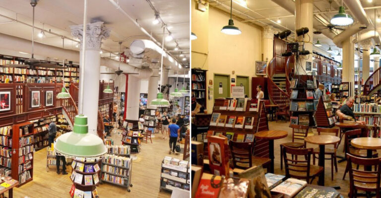 This New York Book Shop And Cafe Is A Spring Dream Come True For Bibliophiles And Writers Alike