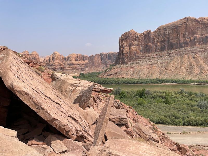 Captivating Geological Formations Along The Road