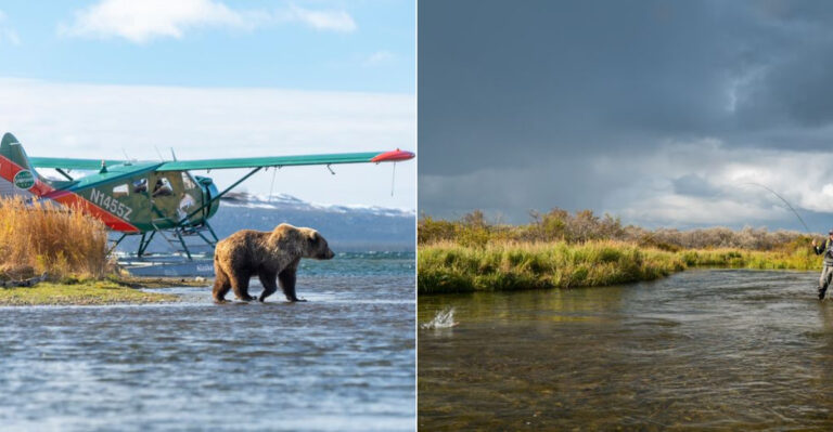 This Remote Alaska Lodge Serves Wild Caught Salmon Worth Remembering