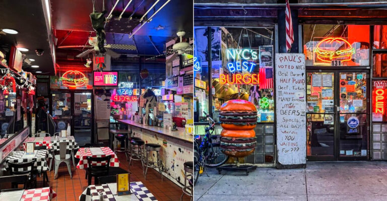 This Retro East Village Burger Joint In New York Has Been Slinging The Best Burgers For Decades