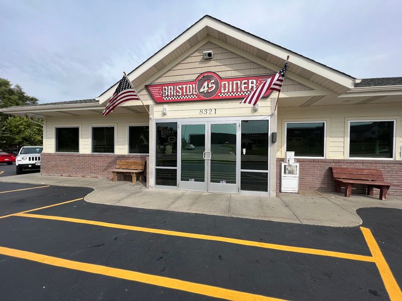 A Classic Retro Diner Along Highway 45