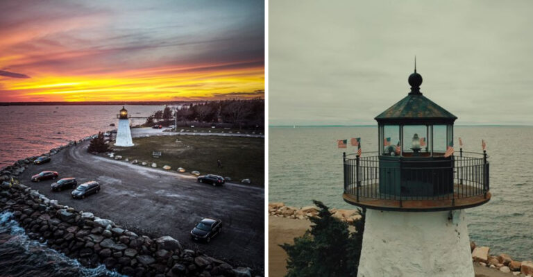 This Scenic Lighthouse In Massachusetts Feels Like A New England Postcard Come To Life