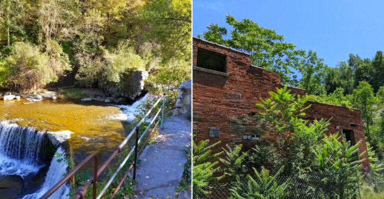 This Scenic New York Trail Leads Past Waterfalls And Fascinating Abandoned Buildings
