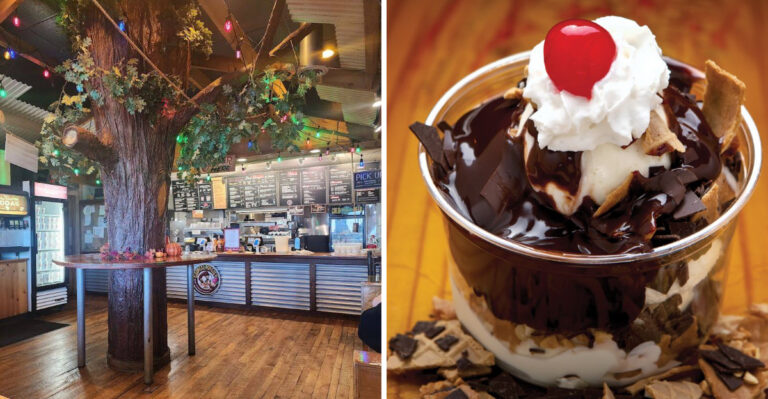 This Unique Wisconsin Restaurant Feels Like Dining Inside A Giant Treehouse