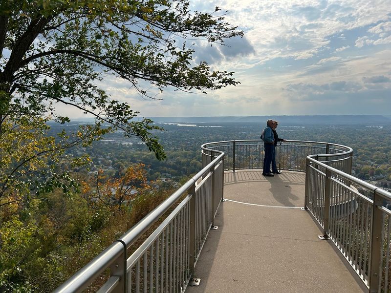 The Bluff Rises About 600 Feet Above The City
