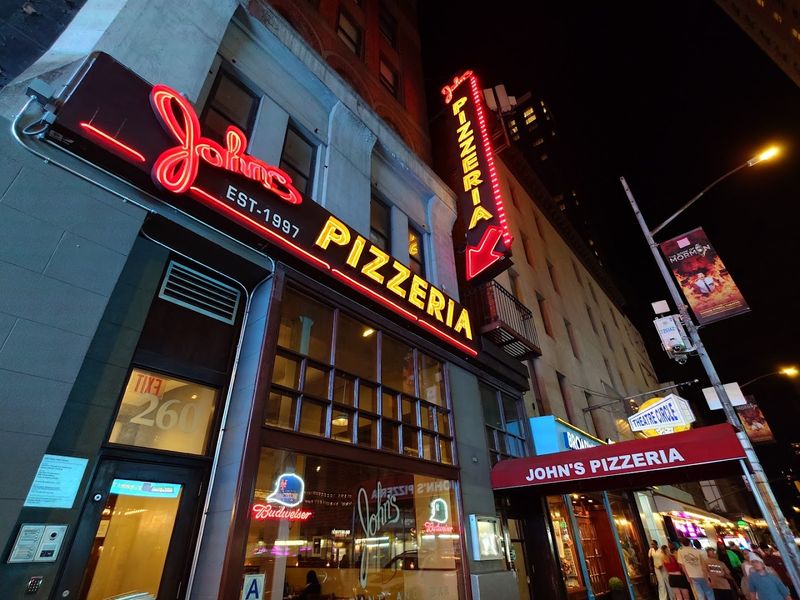 Why John's Pizzeria Of Times Square Belongs On Every New York Itinerary