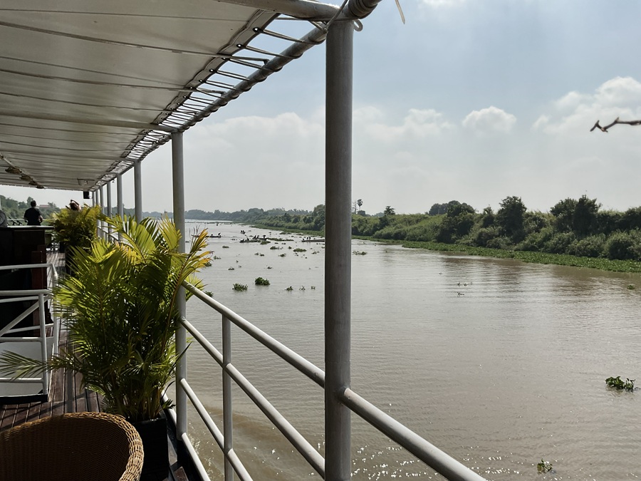 View from sundeck of Toum Tiou II