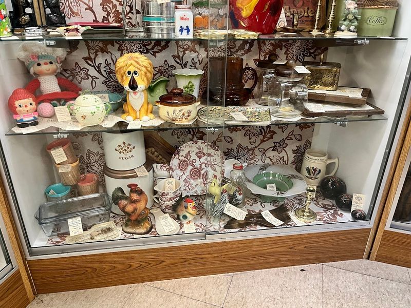 Shelves Full Of Collectibles From Decades Past