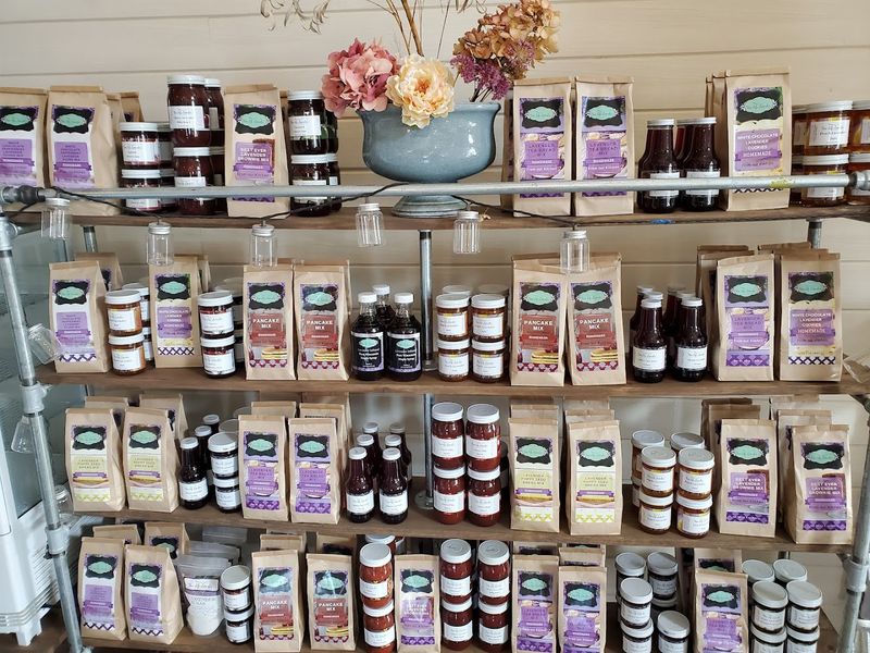 A Farm Shop Filled With Lavender-Based Products And Treats