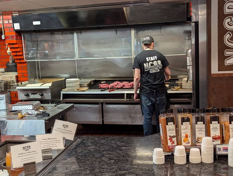 Not Every Buffet Has A Steak Station Like This