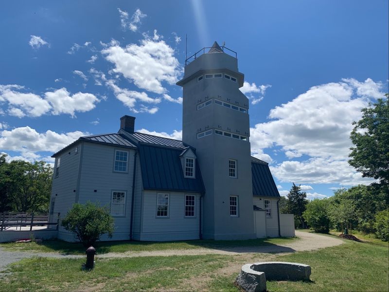 The Visitor Center Built In The Shape Of A Lighthouse