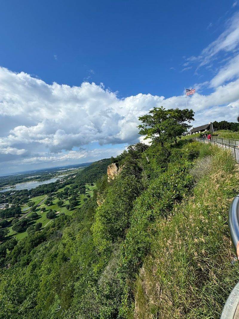 The Mississippi River Valley Spreads Out Below