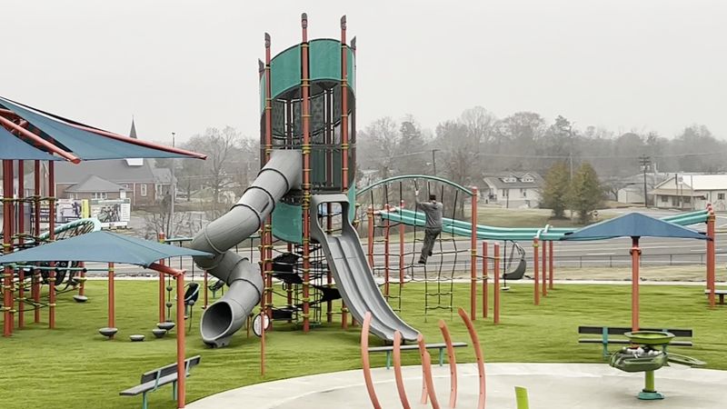The Playground Structure That Seems To Go On Forever