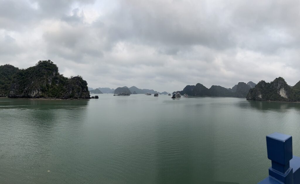 Panoramic view of Lan Ha Bay