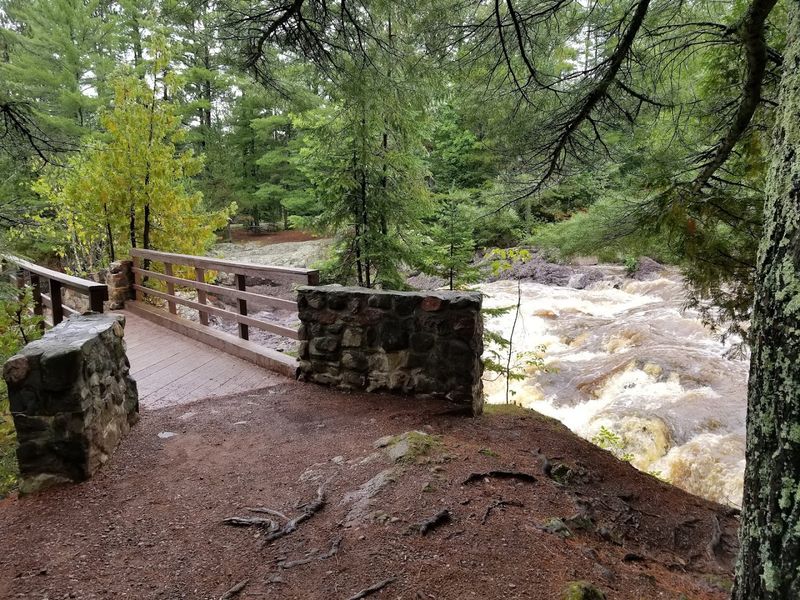 The Trails Run Right Along The River