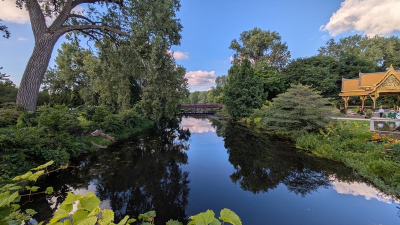 The Royal Thai Pavilion Gives The Garden Its Signature View