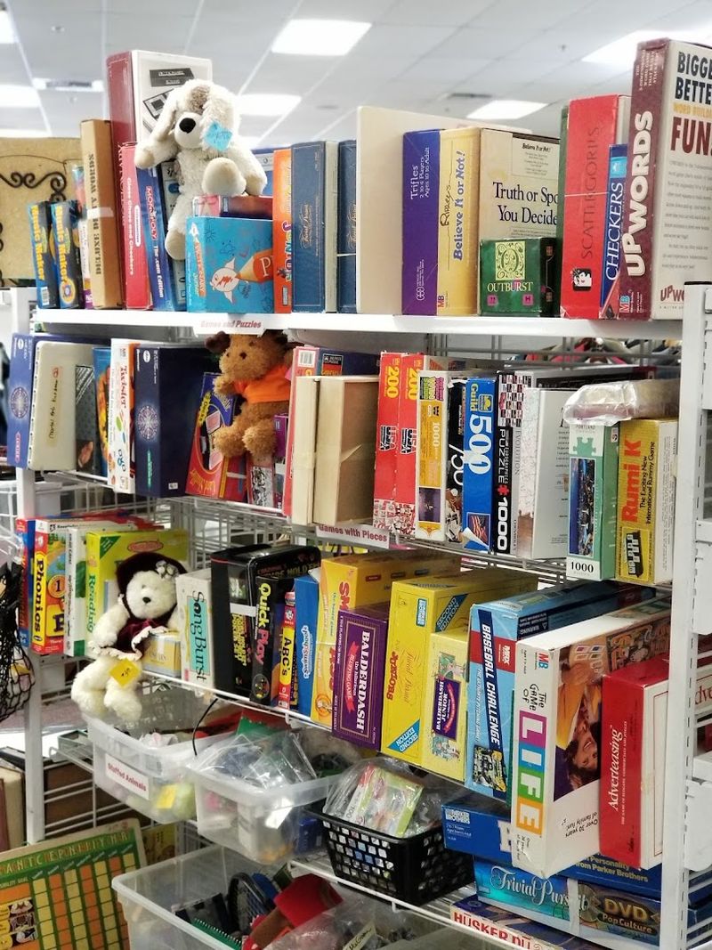 Clothing, Shoes, Books, And Home Décor Fill The Shop