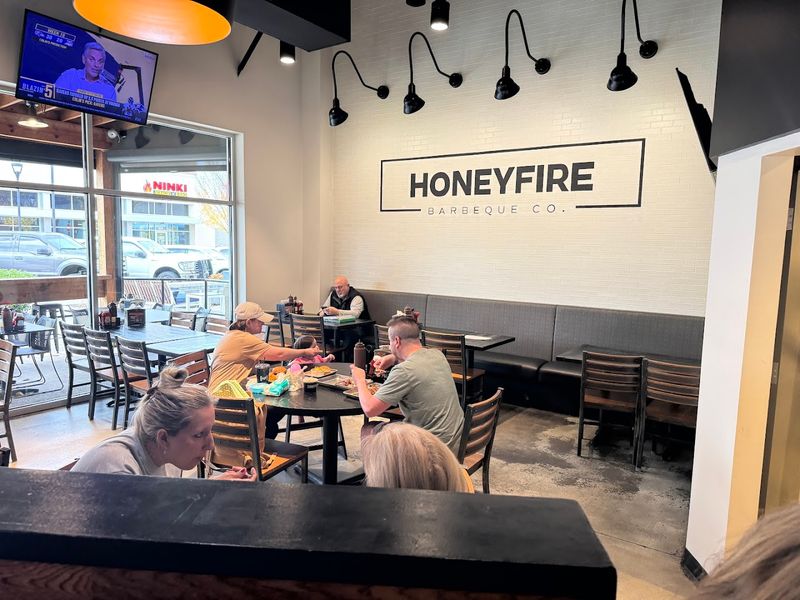 A Modern BBQ Atmosphere With Comfortable Seating Options