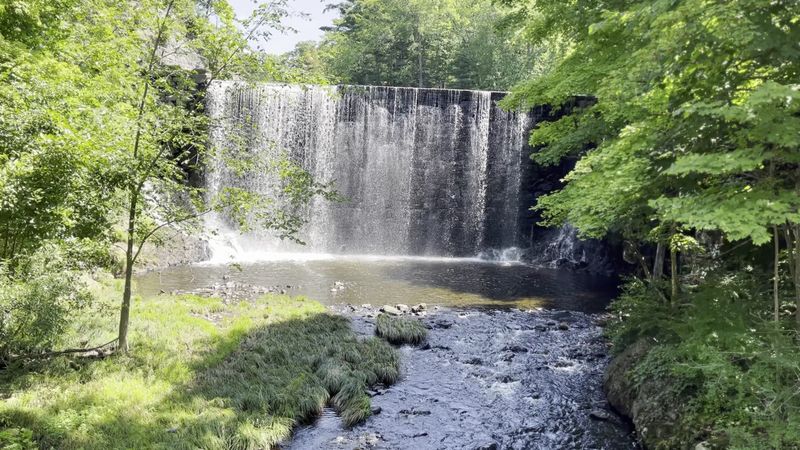 Fishing At One Of Amherst's Most Scenic Spots