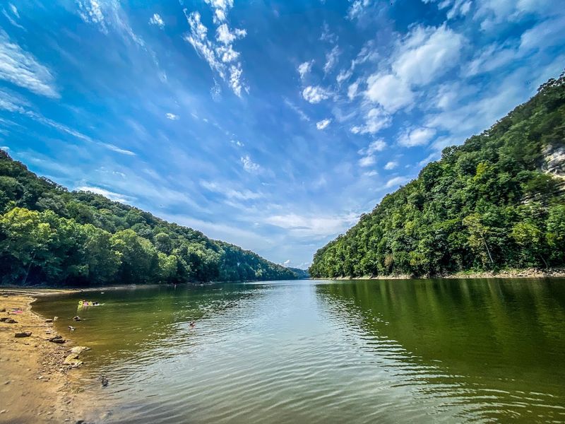 Center Hill Lake And The Natural Sand Beach