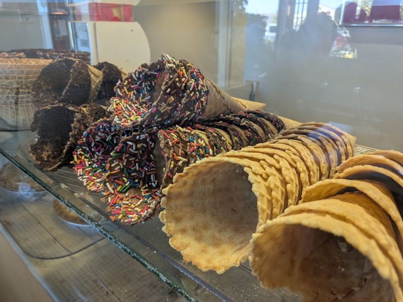 Fresh Sugar Cones Add To The Old-School Ice Cream Shop Feel