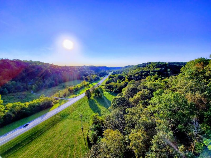 Reservoir Overlook Drive On The Natchez Trace