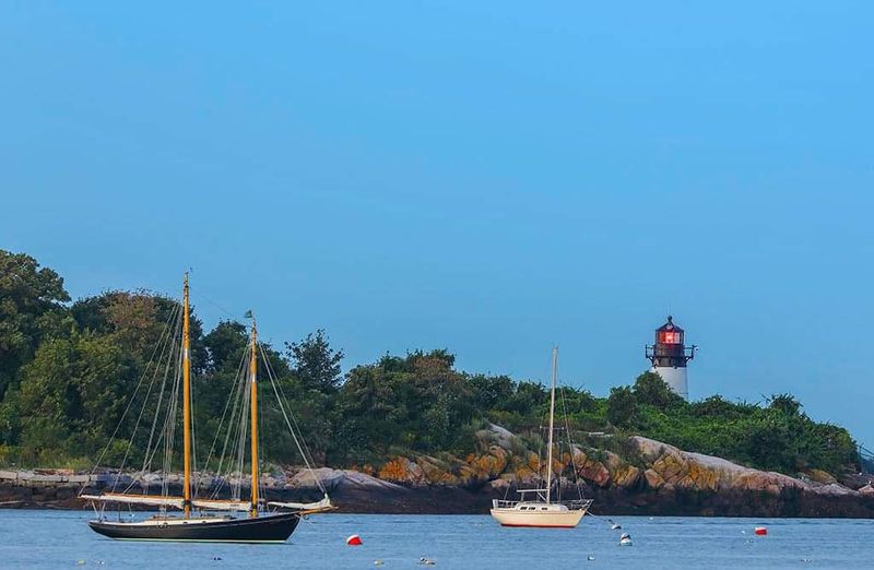Eastern Point Lighthouse And The Breakwater Walk