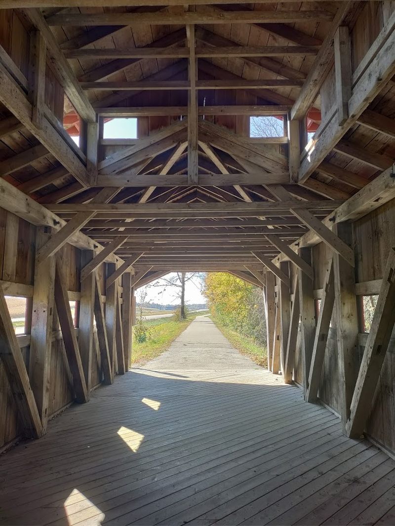 Glacial River Trail Covered Bridge (Fort Atkinson Area)