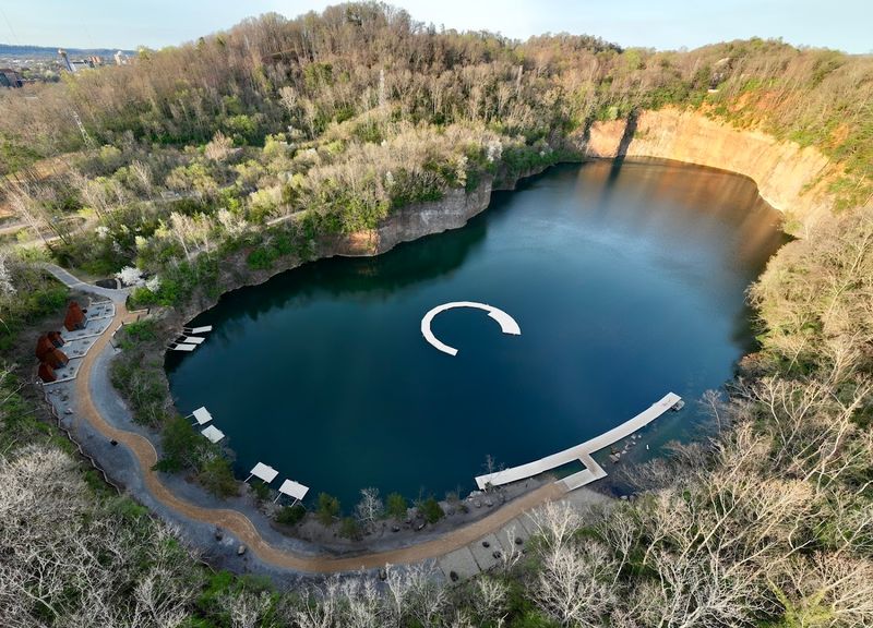 Swim In The Quarry At Fort Dickerson, Knoxville
