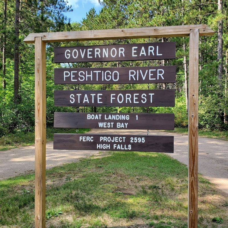 Governor Earl Peshtigo River State Forest (Near Crivitz)