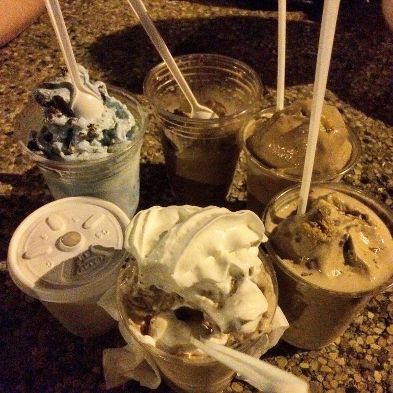 Sundaes, Shakes, Slushes, And Smoothies Fill Out The Menu