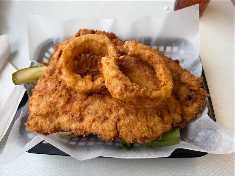 The Famous Pork Tenderloin Sandwich Locals Love
