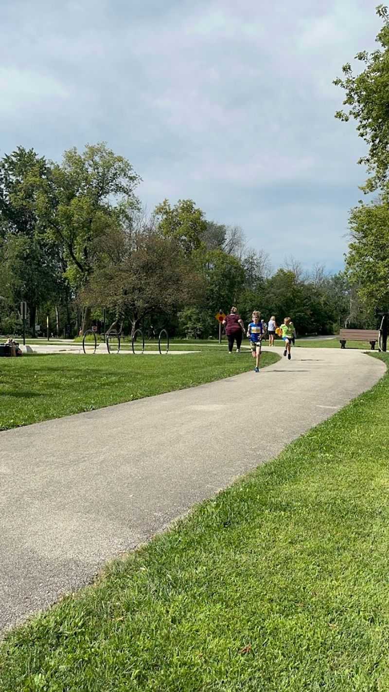The Bugline Trail Connects To The Park
