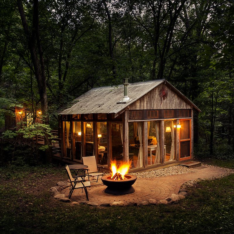 Fireplaces, Kitchens, Fire Pits, And Other Cosy Details
