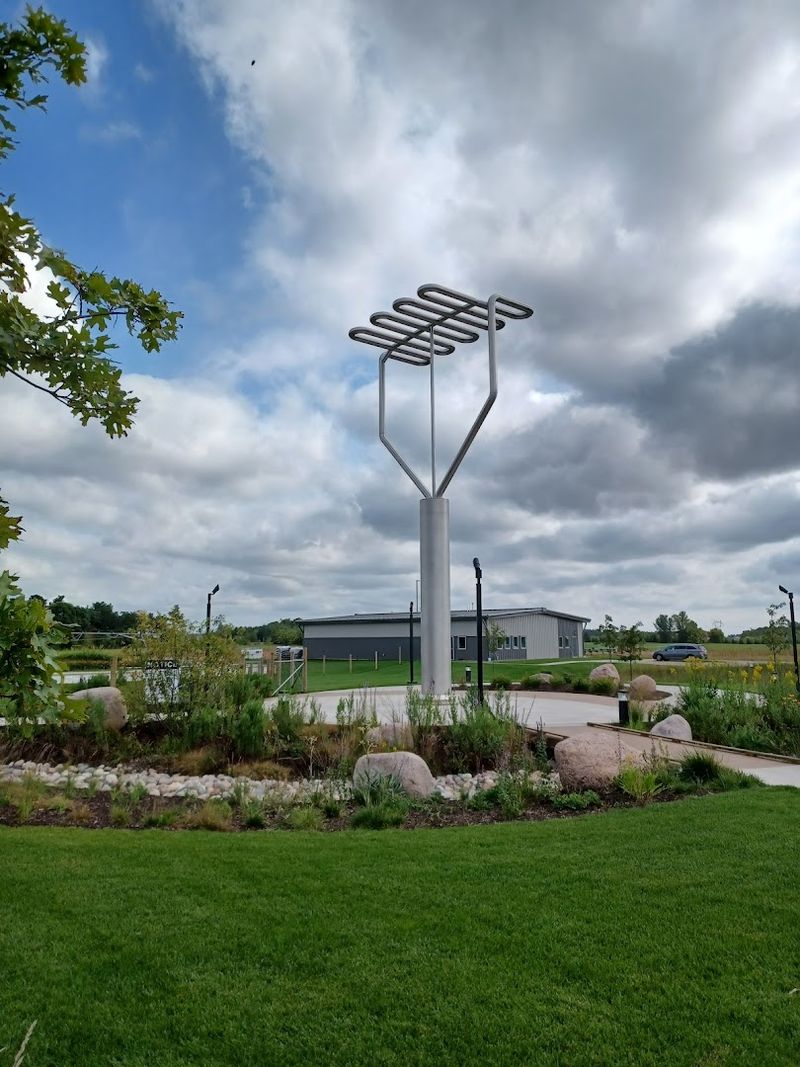 The Giant Masher Welcomes Visitors To The Center